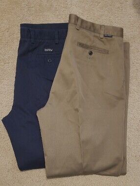 Nautica Men's Chinos in Tan and Navy Blue